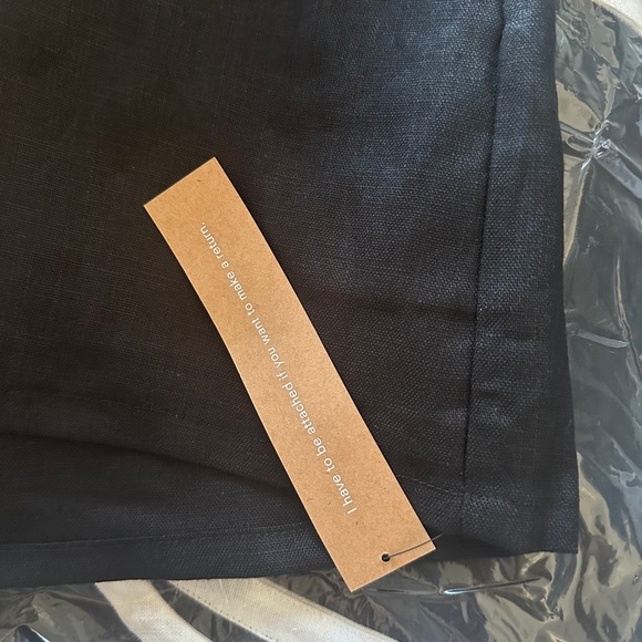 NWT Reformation Roxy Linen Two Piece Skort in Black White Contrast | size 2 - Picture 8 of 12